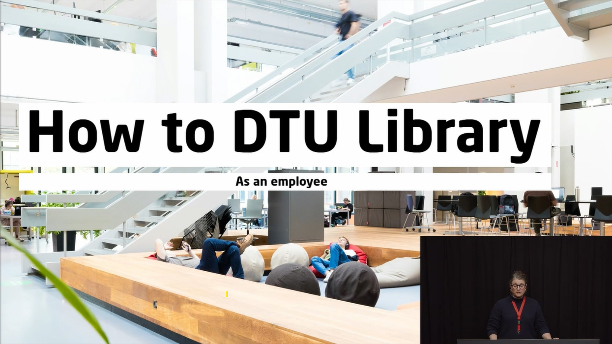 How to DTU Library