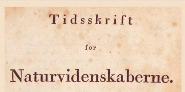 Tidsskrift for Naturvidenskaberne