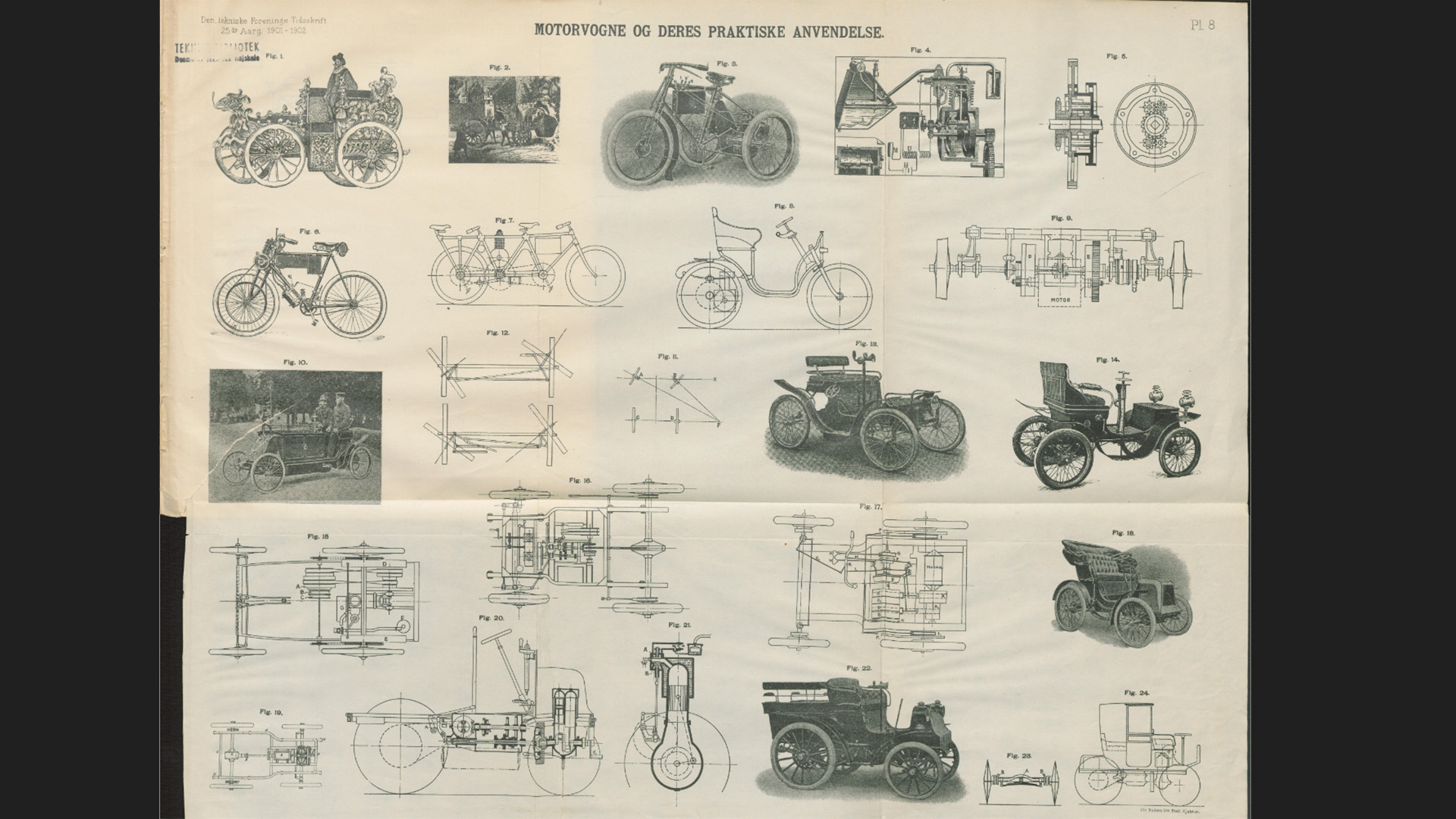 Motorvogne og deres praktiske Anvendelse, 1901