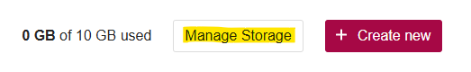 Manage storage