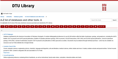 Other search tools